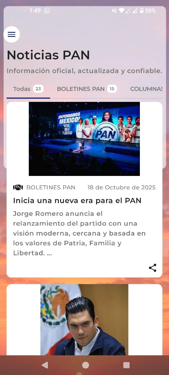 PAN screenshot